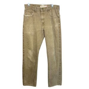 Levi’s 505 Regular Fit Tan Jeans Mens Size 30-32 Straight Leg 100% Cotton